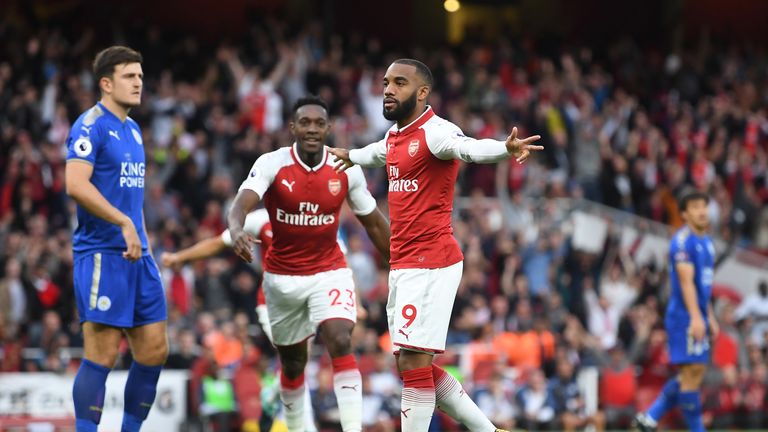 Alexandre Lacazette joined Arsenal in a club-record deal from Lyon