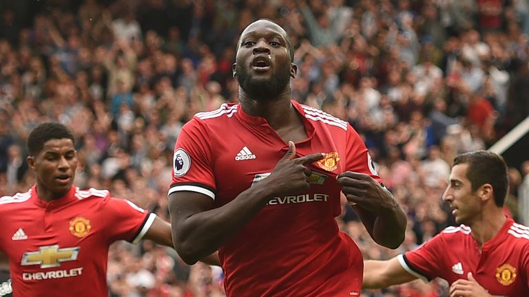 Romelu Lukaku has scored three times in his first three Premier League games for Manchester United