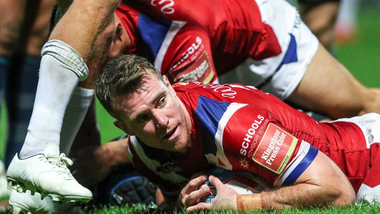 Matty Ashurst scored a try on his 200th career appearance