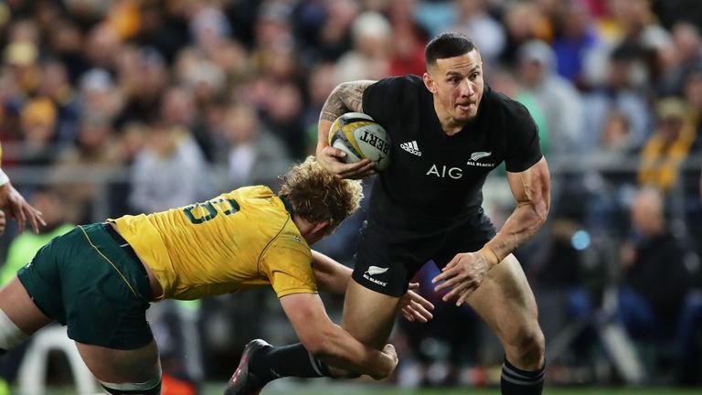 Sonny Bill Williams made his Test debut for the All Blacks back in 2010 