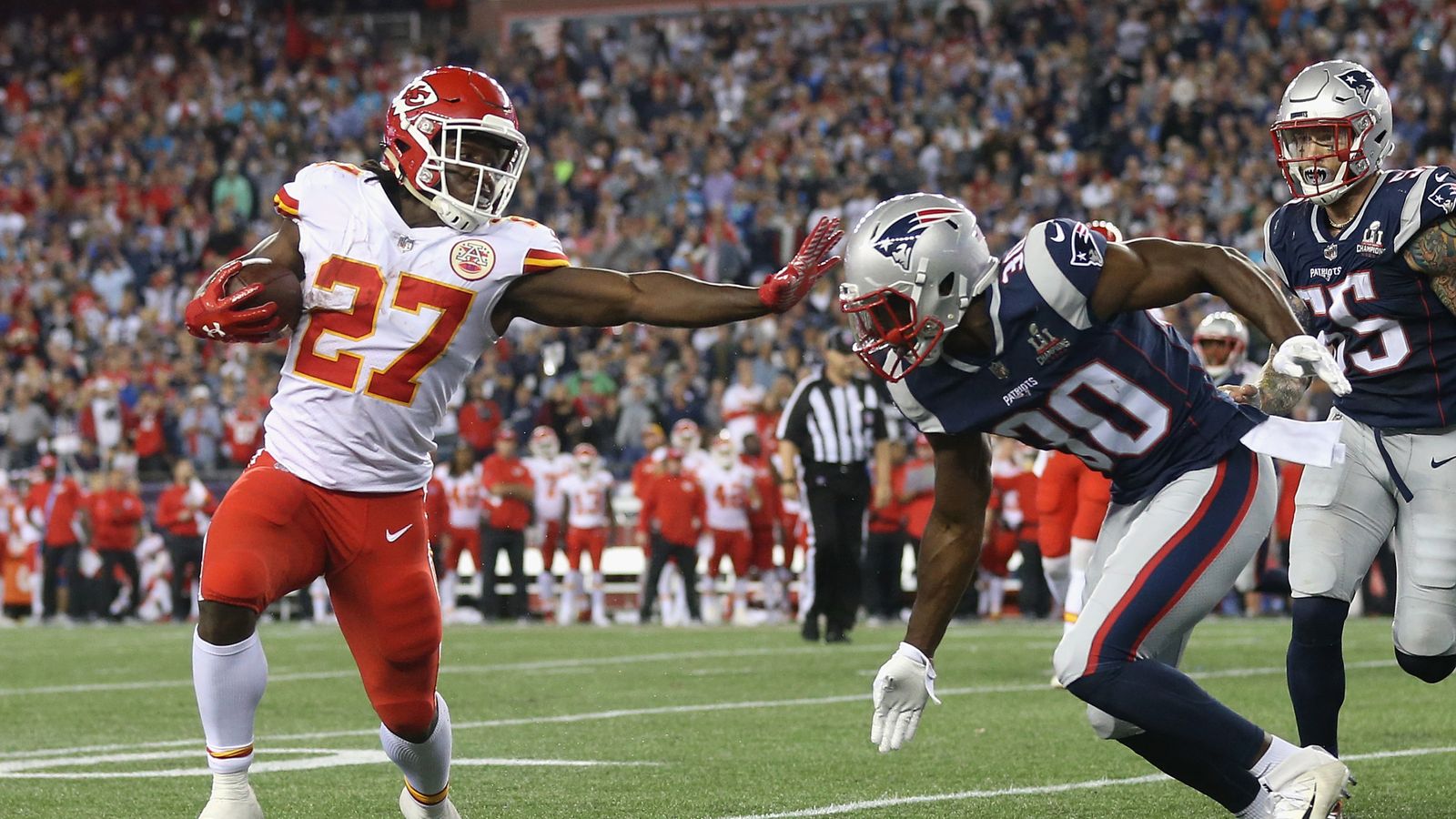 Kansas City Chiefs 42-27 New England Patriots: Super Bowl champs stunned in season ...