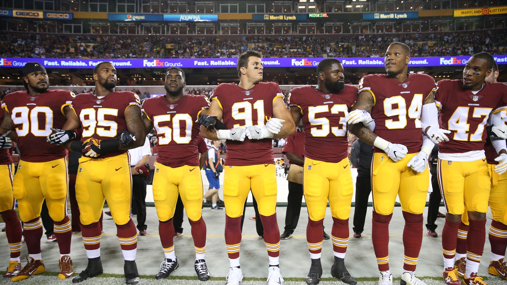 Titans, Seahawks join in protest, stay in locker room for anthem