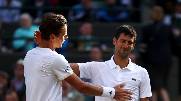 Novak Djokovic hasn't played since losing to Tomas Berdych at Wimbledon