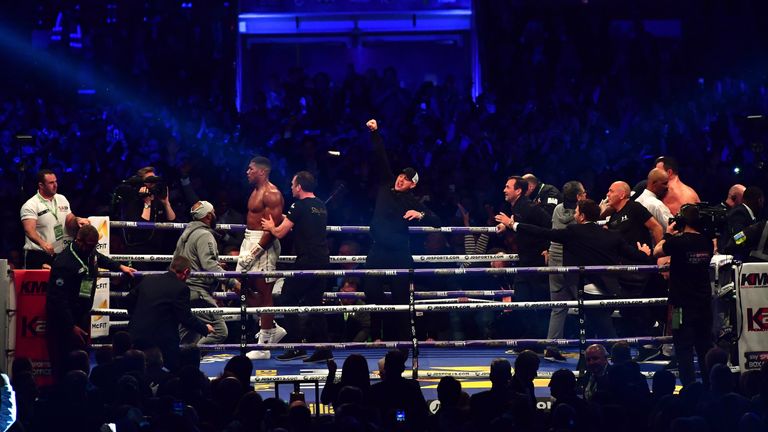 Joshua beat Wladimir Klitschko at Wembley in April