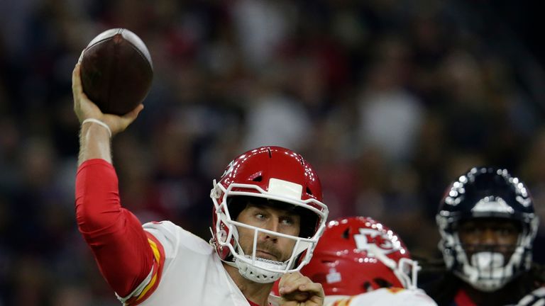Kansas City Chiefs quarterback Alex Smith has struggled in recent weeks