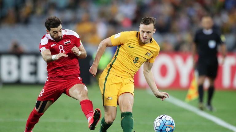 Brad Smith went off injured against Syria