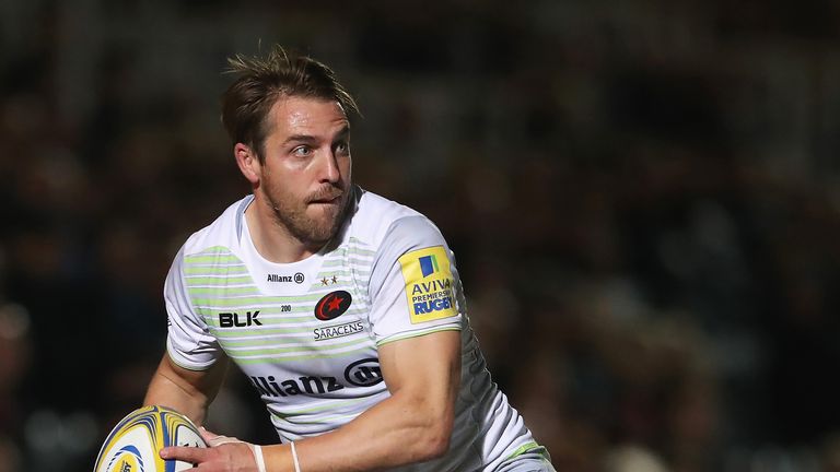 Saracens' Chris Wyles scored twice in his side's win at Worcester