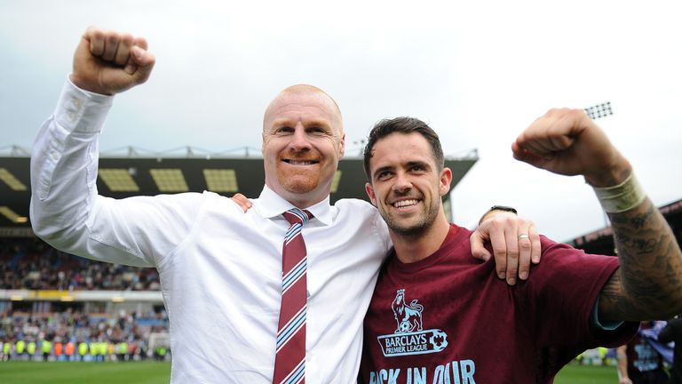 The man from Kettering celebrates promotion with Danny Ings