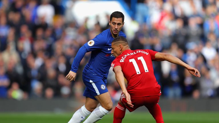 Eden Hazard insists he is enjoying life at Chelsea this season