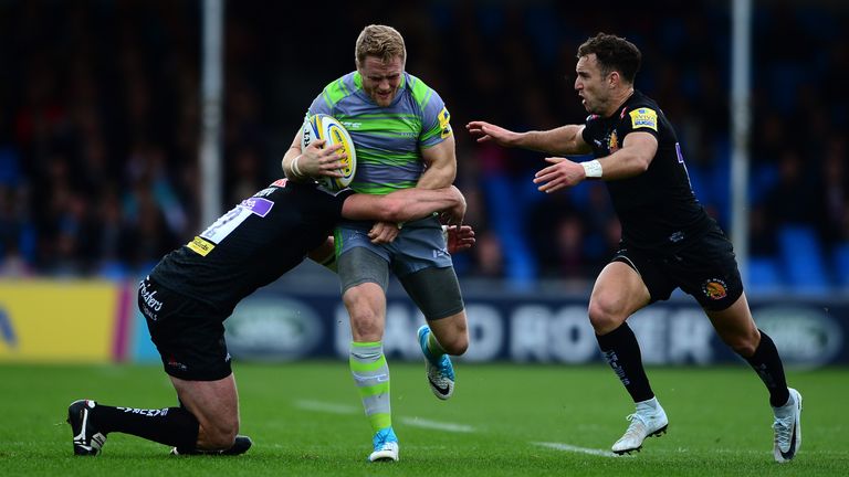 Newcastle Falcons had won their last three away Premiership games before the trip to Sandy  Park