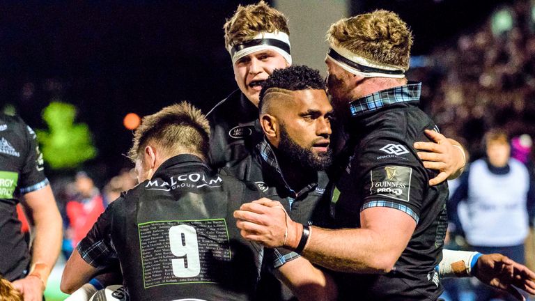 Glasgow have secured bonus points in five of their seven Guinness PRO14 games 