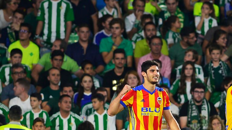 Goncalo Guedes has been in fine form for Valencia this season