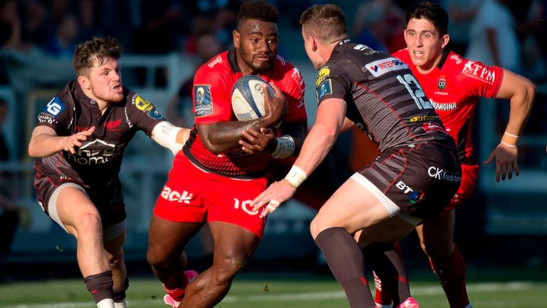 Toulon's Fijian winger Josua Tuisova was outstanding and extremely hard to contain 