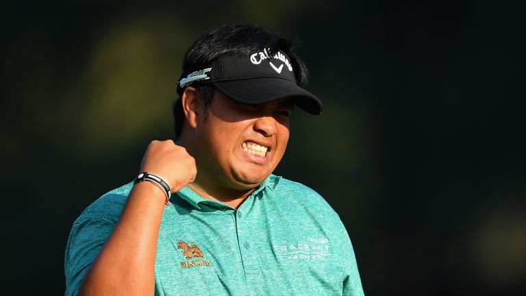 Kiradech Aphinbarnrat was left to rue a double-bogey at the 16th