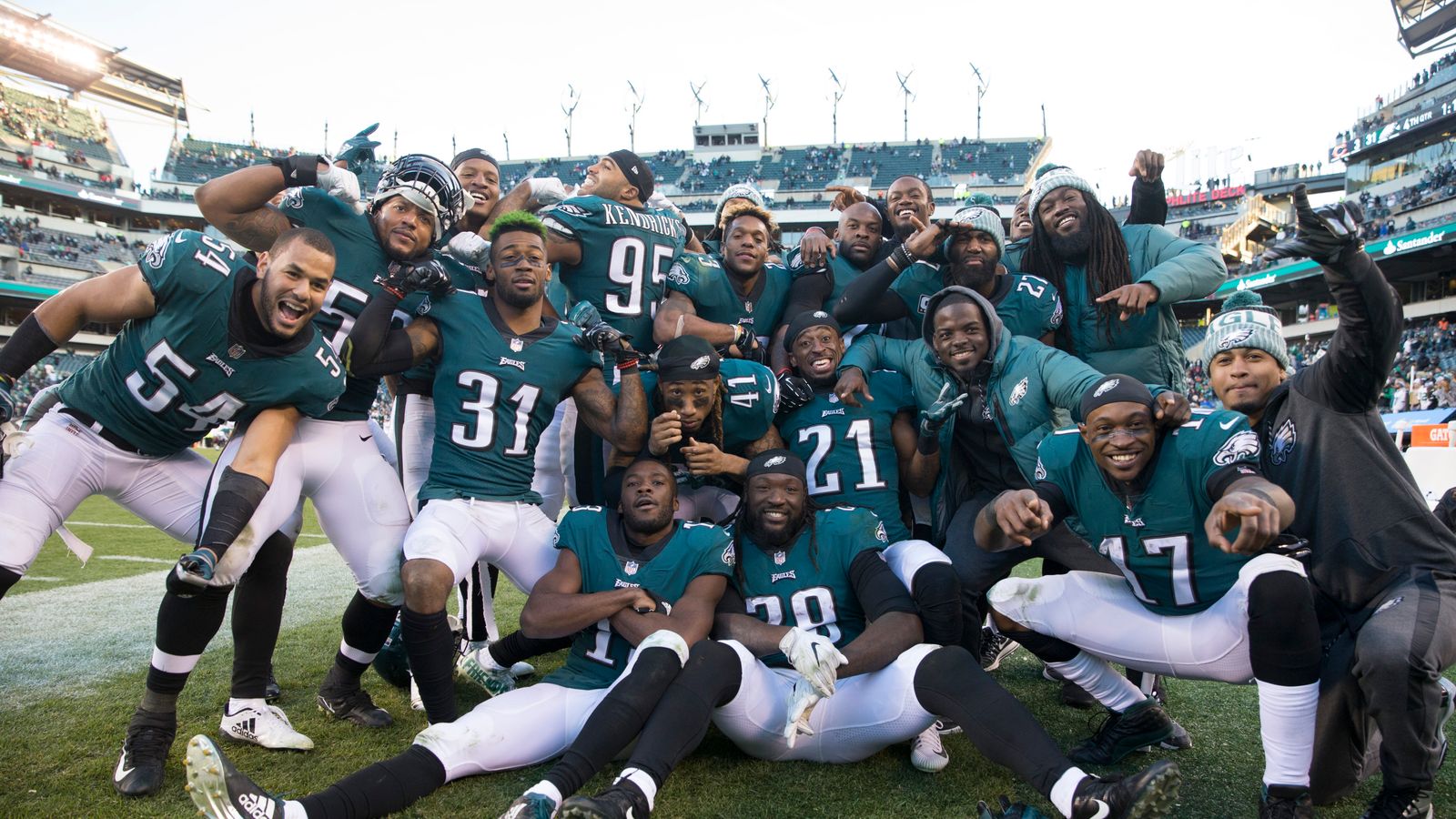 WATCH Philadelphia Eagles show off unique celebrations in win over