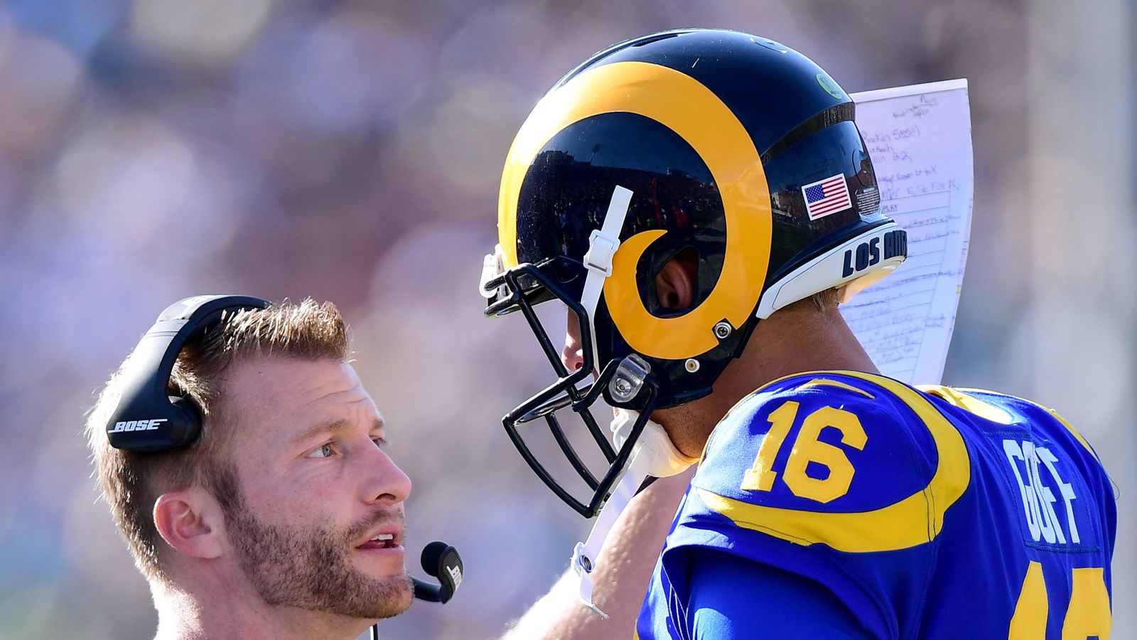 LA Rams coach Sean McVay says he's more 'comfortable' heading into