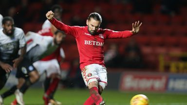 Image of Ricky Holmes scored 19 goals in 58 appearances for Charlton in all competitions during a two-year spell at The Valley