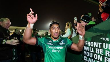 Bundee Aki starts at inside centre against the Springboks
