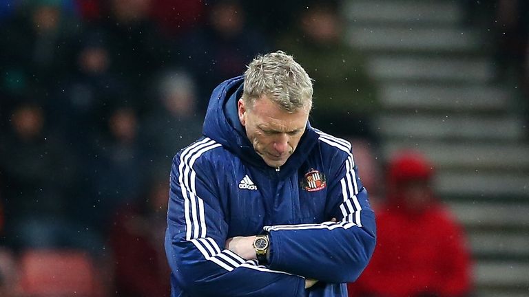 Moyes was relegated as Sunderland manager last season