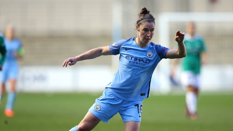 Jane Ross' two headers sealed Man City's victory in Norway