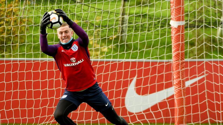 Everton goalkeeper Jordan Pickford is also set to make his senior debut for the Three Lions