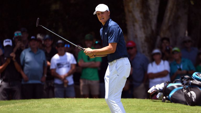 Jordan Spieth had to settle for eighth place in the Australian Open
