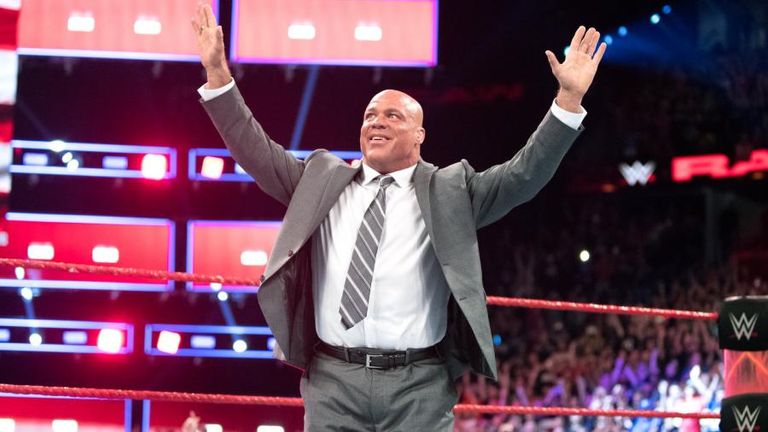 Kurt Angle will face Miz TV in Manchester on Monday night