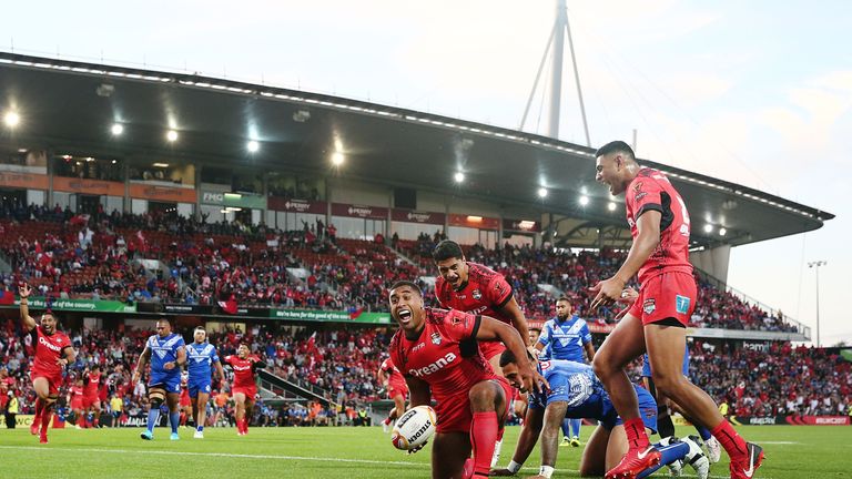 Michael Jennings bagged a brace for Tonga