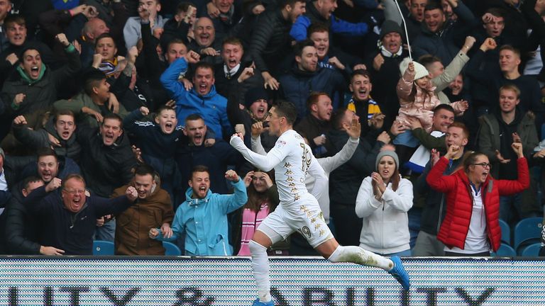 Pablo Hernandez put Leeds ahead in the first half