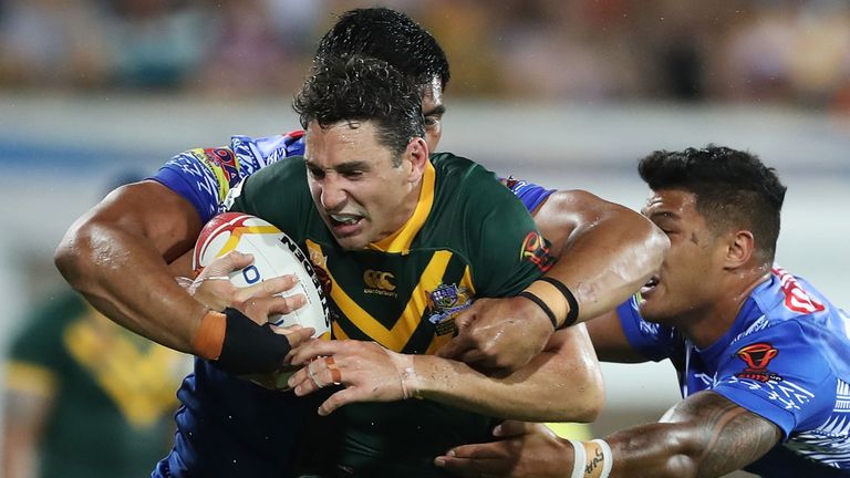 Billy Slater was as safe and solid as ever at full back