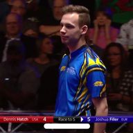 Joshua Filler sealed a feisty victory for Team Europe at the Mosconi Cup
