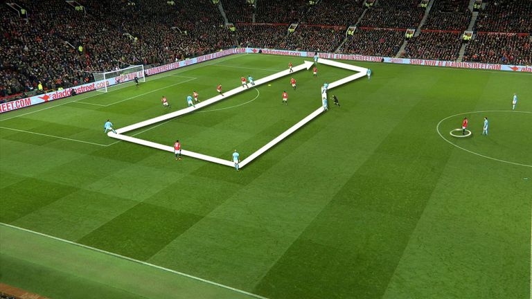 Lukaku was extremely isolated in attack for much of the Manchester derby