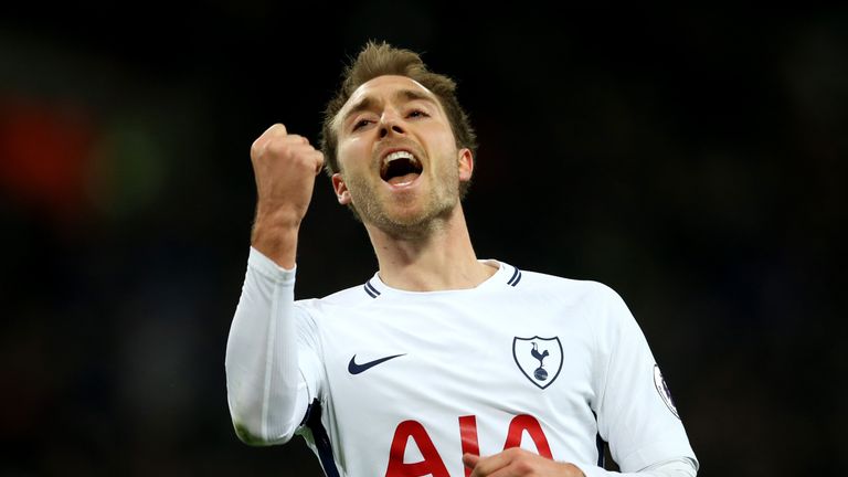 Eriksen says confidence is high in the Tottenham camp