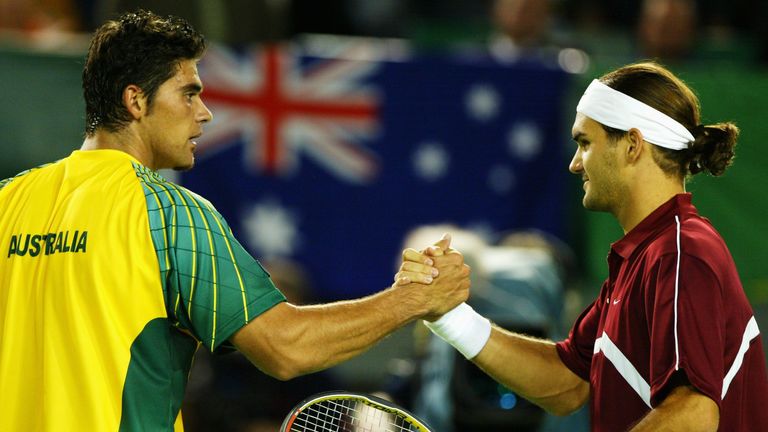 Mark Philippoussis won one of five meetings against Roger Federer