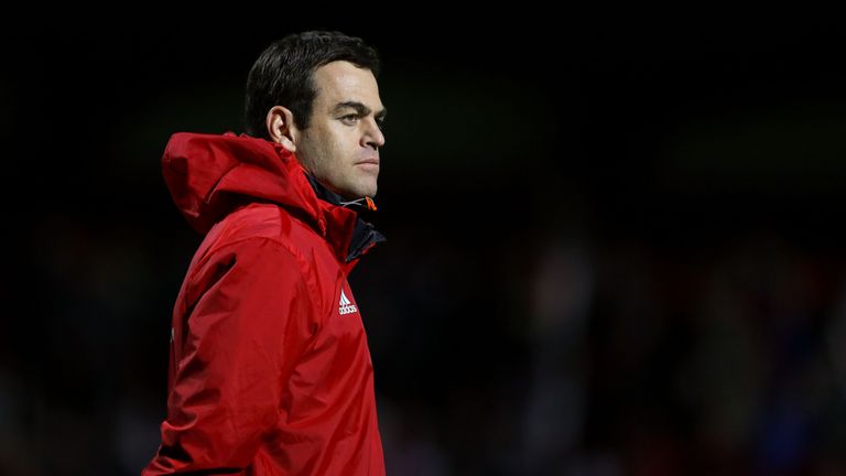 Munster head coach Johann van Graan took sole charge officially for the first time