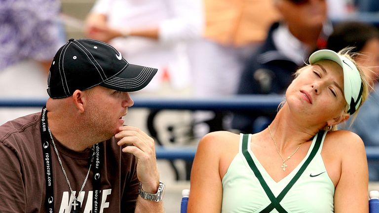 Michael Joyce previously helped Maria Sharapova to two Grand Slam titles