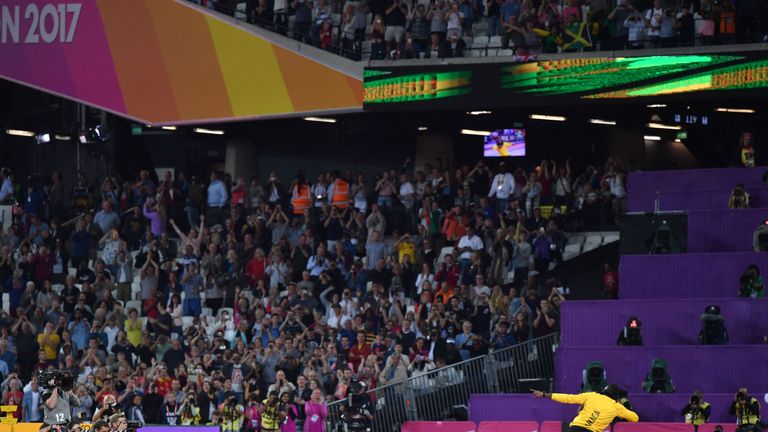 Usain Bolt's farewell at the World Athletics Championships was one of a number of full houses at the Olympic Stadium