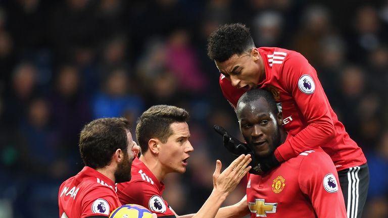 Striker Lukaku did not celebrate after scoring against West Brom on Sunday