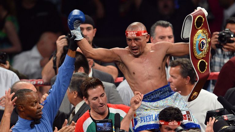 Salido beat Lomachenko in his second professional bout back in 2014