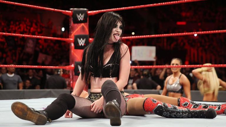 Paige defeated Sasha Banks in her first WWE match in more than a year in December 2017