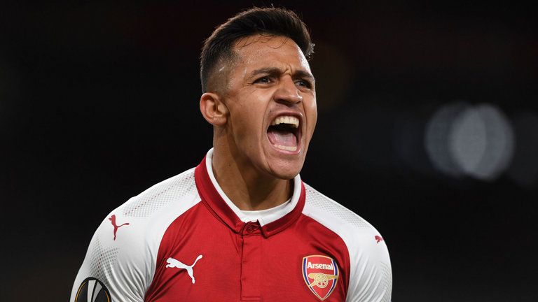 Sanchez scored 80 goals in over three seasons with Arsenal