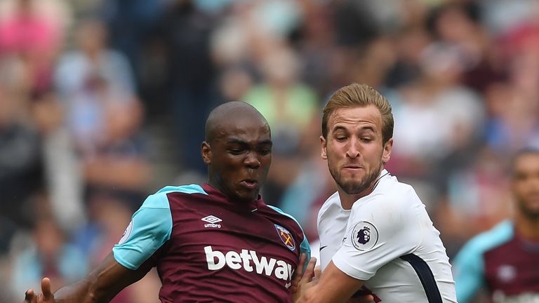 Angelo Ogbonna and Harry Kane both played when Tottenham beat West Ham at the London Stadium in September