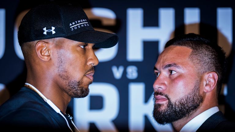 Anthony Joshua faces Joseph Parker on March 31, live on Sky Sports Box Office