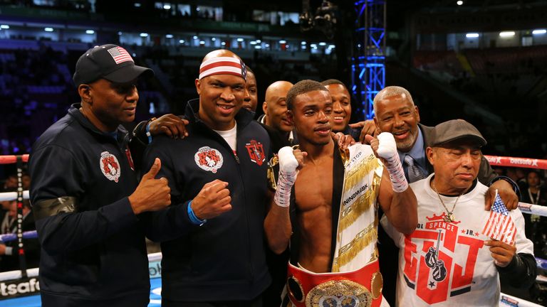 Errol Spence Jr was crowned the IBF champion after defeating Kell Brook