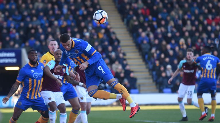 Shrewsbury dominated for large periods of the game