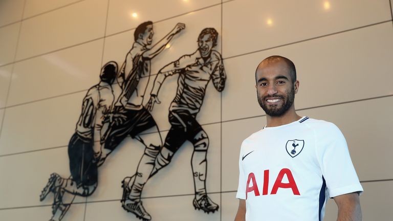 Lucas Moura joins Tottenham on a five-and-a-half year deal