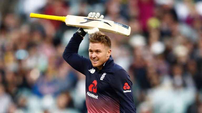 Roy scored 180 against Australia during the ODI Series last month