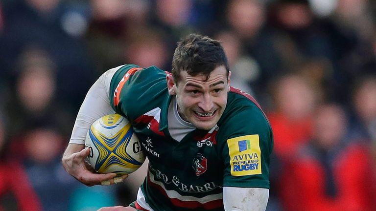 Jonny May was on target as the Leicester Tigers secured a tight victory over London Irish