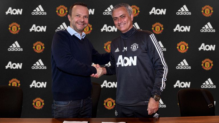 Jose Mourinho has extended his contract at Manchester United