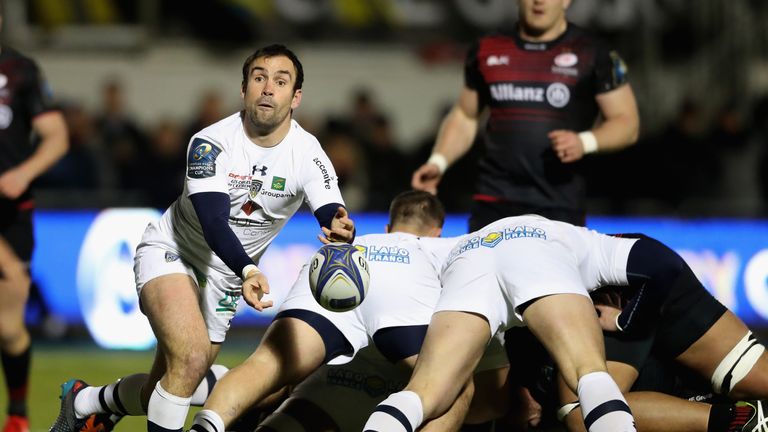 Morgan Parra of Clermont Auvergne missed the Six Nations because of a knee injury